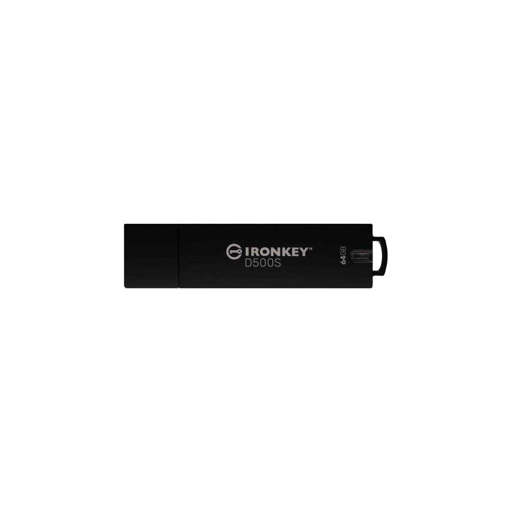 Produktbild för Kingston IronKey D500S - USB flash-enhet - 64 GB - TAA-kompatibel