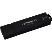 Produktbild för Kingston IronKey D500S - USB flash-enhet - 64 GB - TAA-kompatibel
