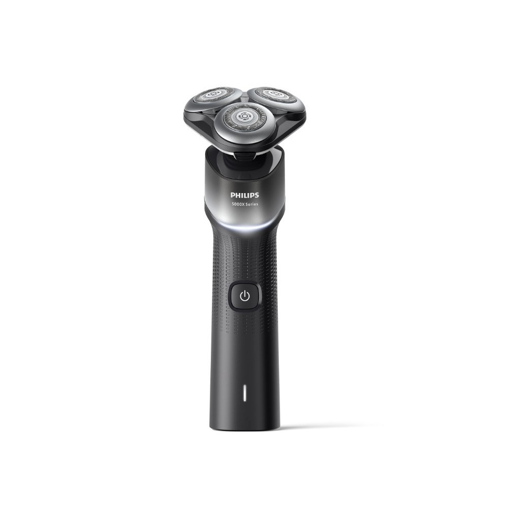 Produktbild för Philips X5004/00, Roterande rakhuvud, Svart, Silver, Batteri...