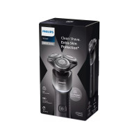 Produktbild för Philips X5004/00, Roterande rakhuvud, Svart, Silver, Batteri...