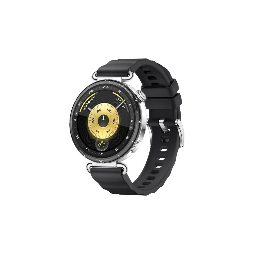 Produktbild för Huawei Watch GT 6 - rostfritt stål - smart klocka med rem - svart
