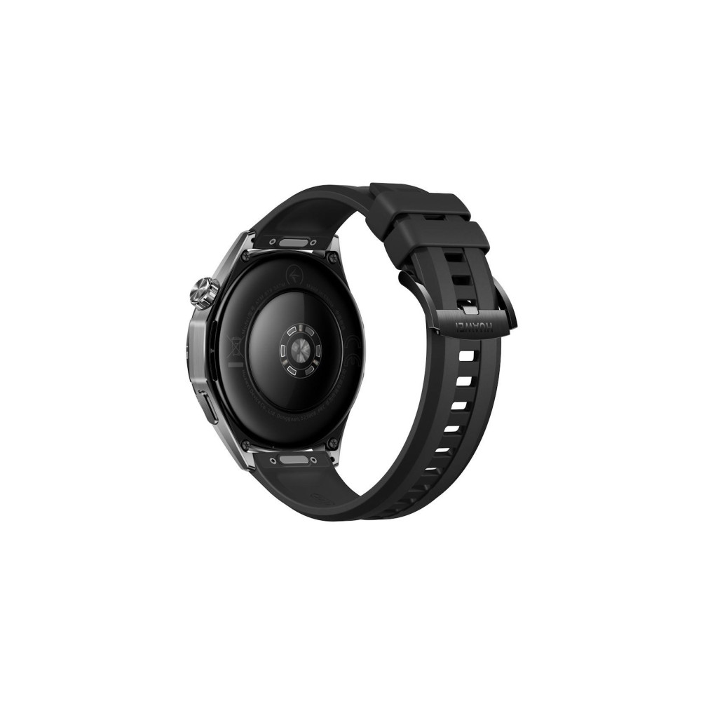 Produktbild för Huawei Watch GT 6 - rostfritt stål - smart klocka med rem - svart