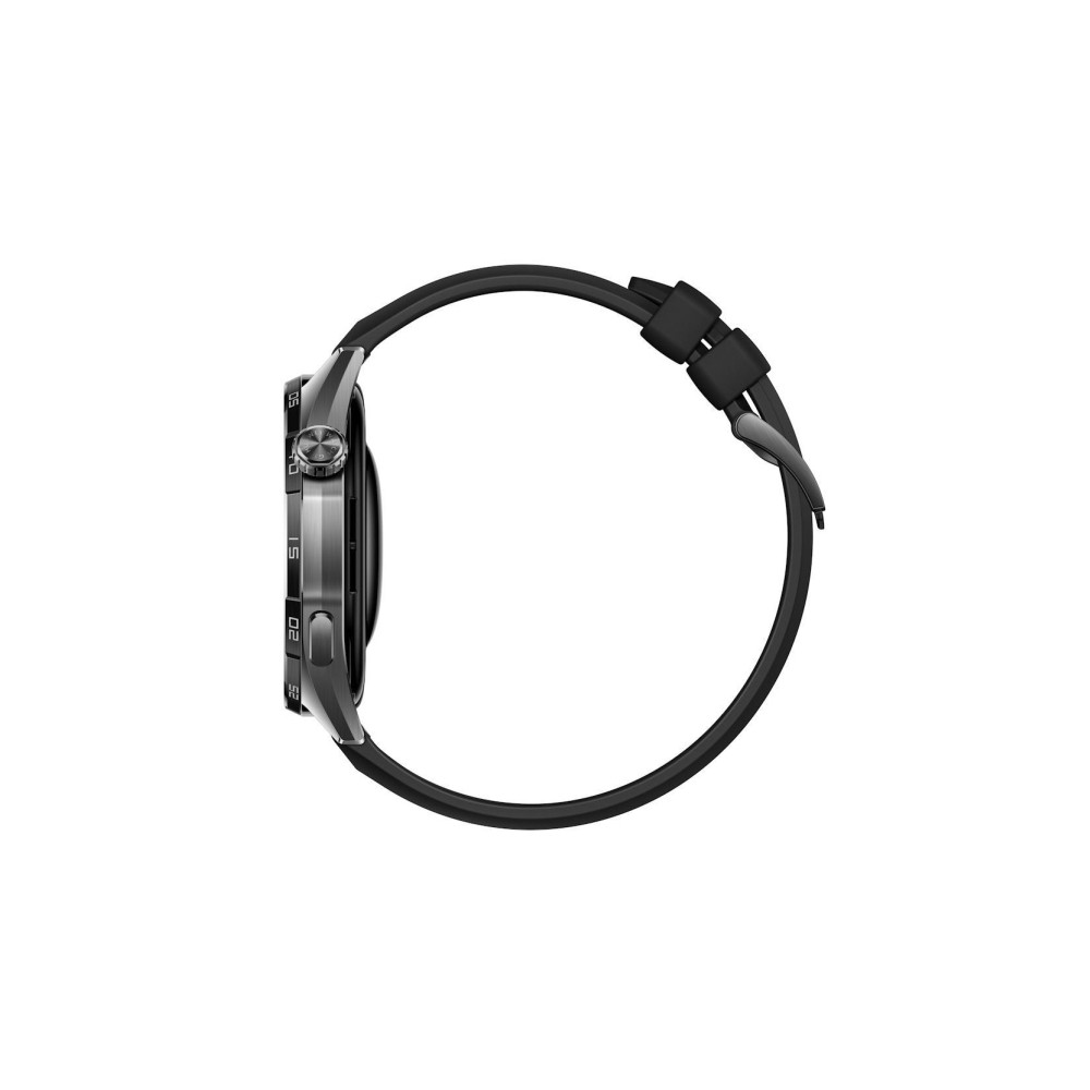 Produktbild för Huawei Watch GT 6 - rostfritt stål - smart klocka med rem - svart