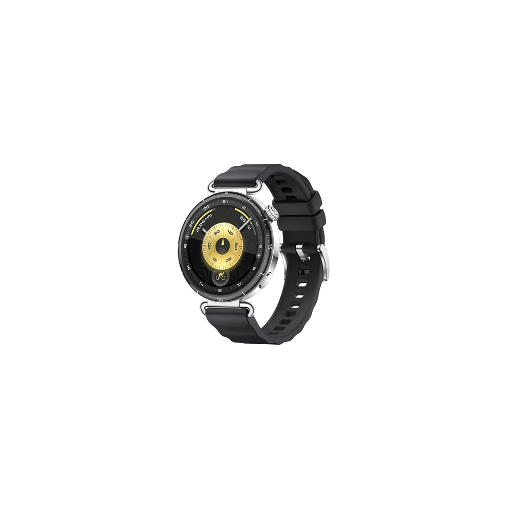 Produktbild för Huawei Watch GT 6 - rostfritt stål - smart klocka med rem - svart