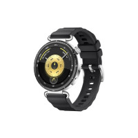 Produktbild för Huawei Watch GT 6 - rostfritt stål - smart klocka med rem - svart