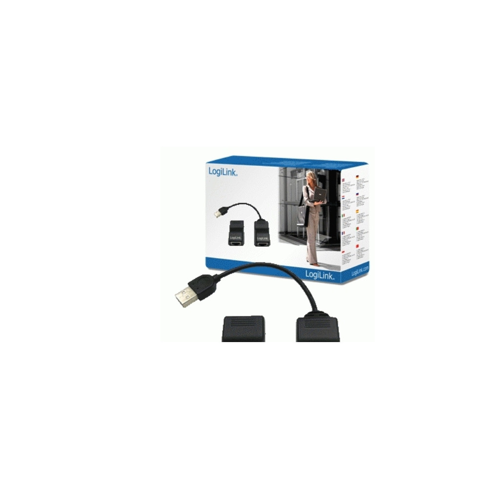 Produktbild för LogiLink USB Line Extender - USB-förlängningskabel - USB