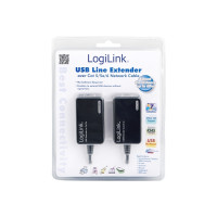 Produktbild för LogiLink USB Line Extender - USB-förlängningskabel - USB