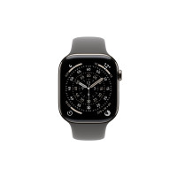 Produktbild för Apple Watch Series 11 (GPS + Cellular) - naturlig titan - smart klocka med sportband - klippgrå - 64 GB
