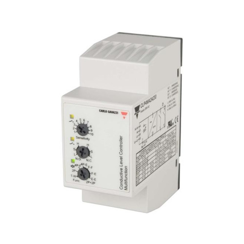 CARLO GAVAZZI Nivåförstärkarrelä 2–4 nivåer 230VAC sockel 2 x 8A relä B: 3...