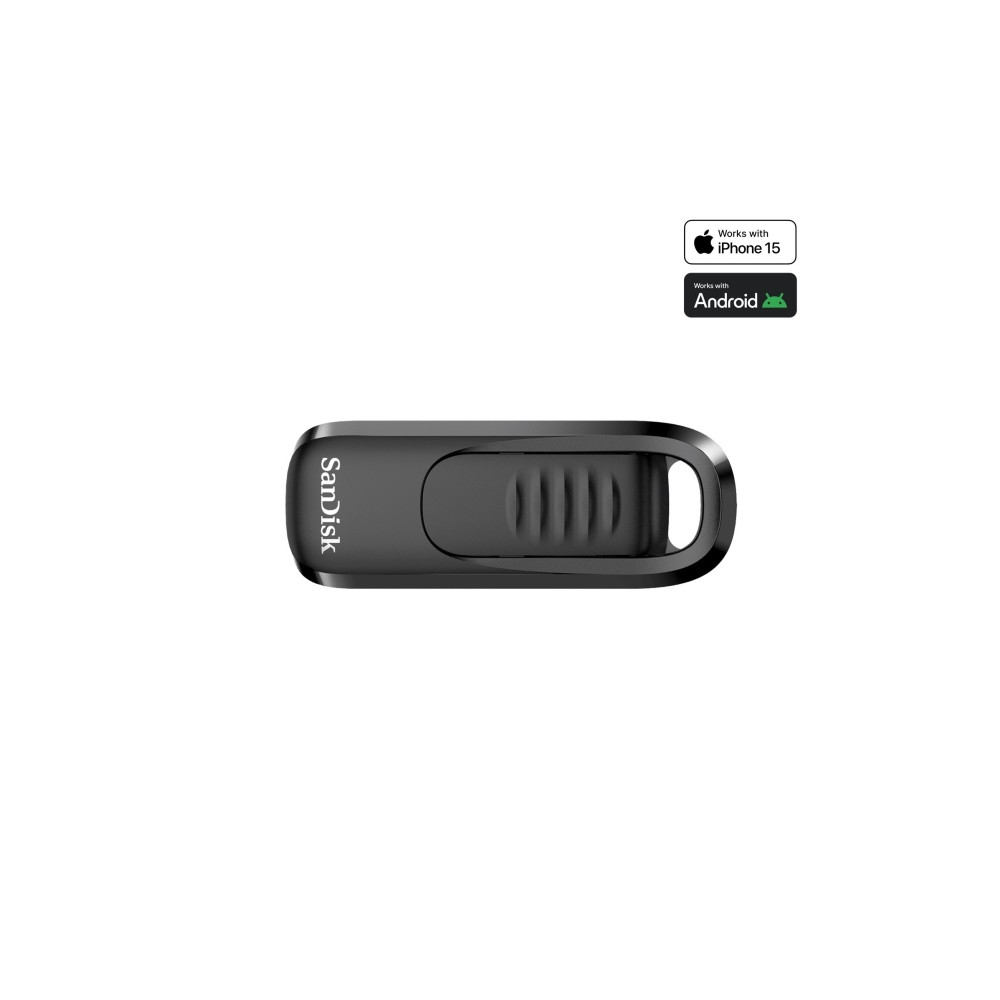 Produktbild för SanDisk Ultra Slider - USB flash-enhet - 128 GB