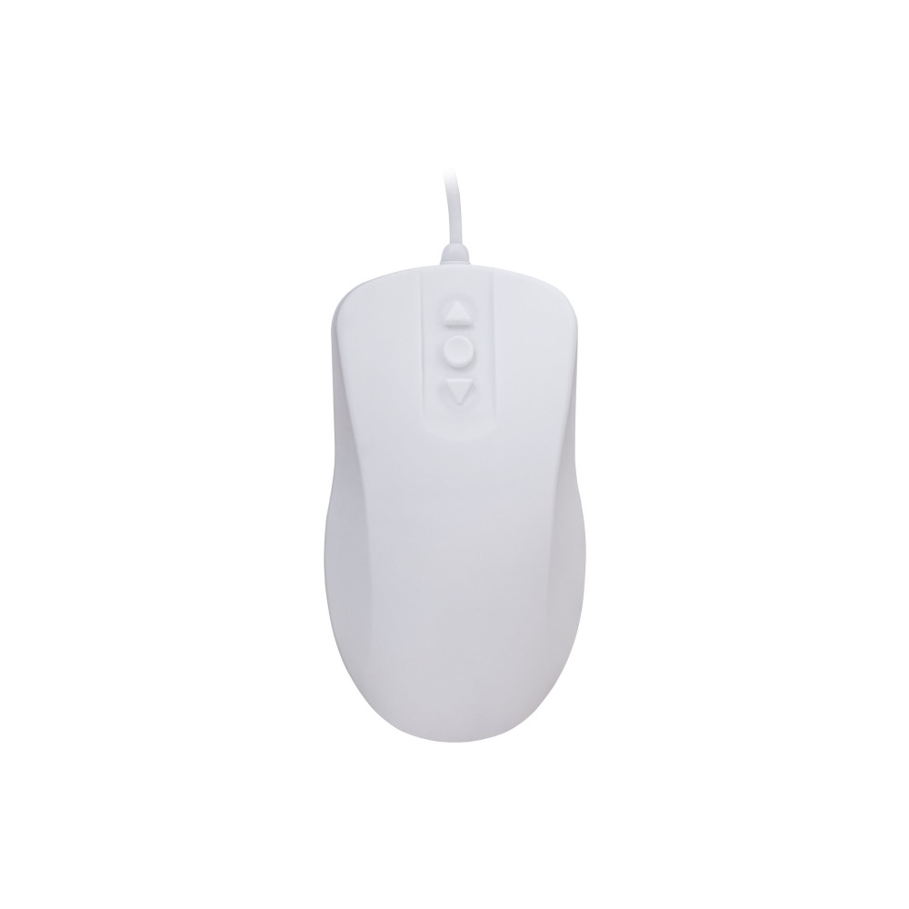 Produktbild för Contour Active Key AK-PMH12 - Standard Sized - mus - medical, hygienic design - USB - vit
