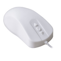 Produktbild för Contour Active Key AK-PMH12 - Standard Sized - mus - medical, hygienic design - USB - vit