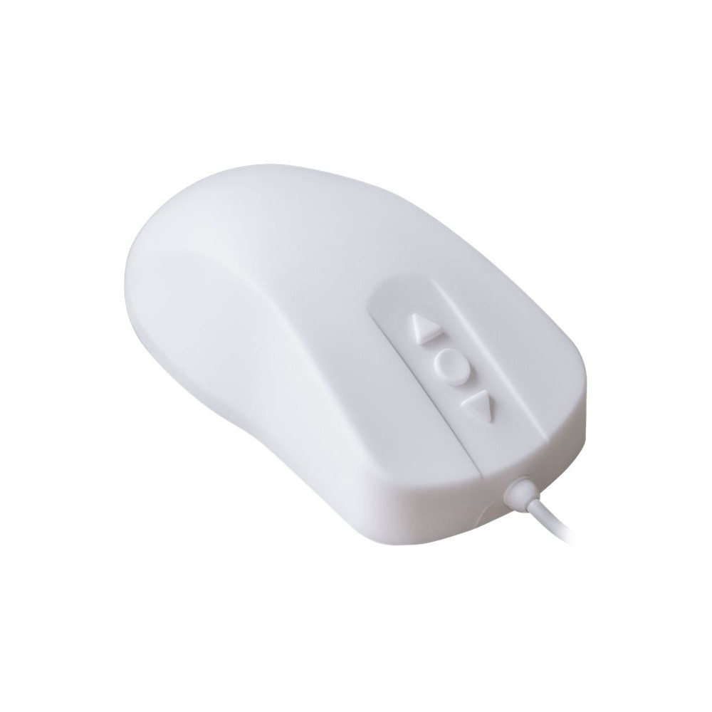 Produktbild för Contour Active Key AK-PMH12 - Standard Sized - mus - medical, hygienic design - USB - vit
