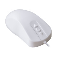 Produktbild för Contour Active Key AK-PMH12 - Standard Sized - mus - medical, hygienic design - USB - vit