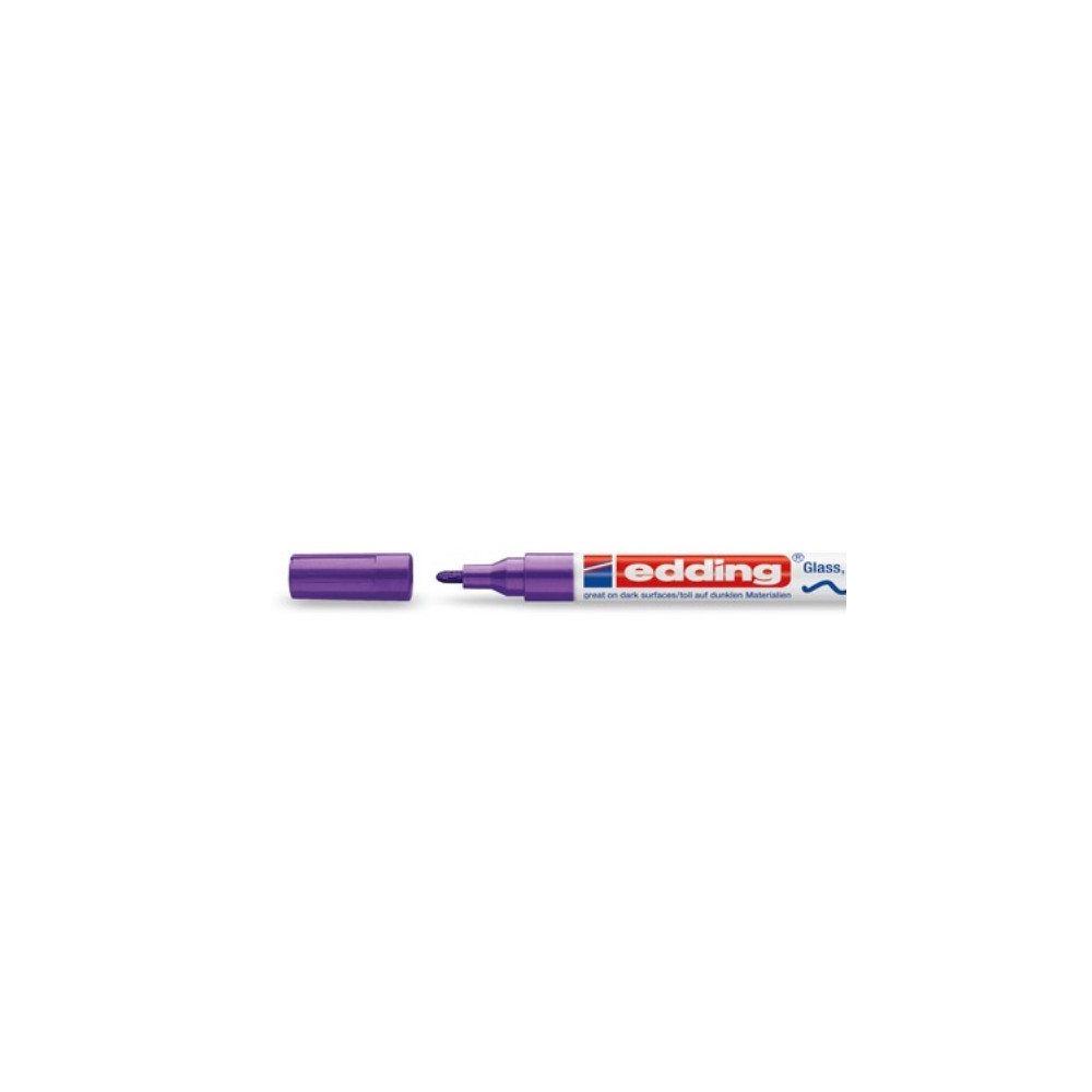 Produktbild för Paintmarker, Edding 751, 1–2 mm, lila, förpackning med 10 st