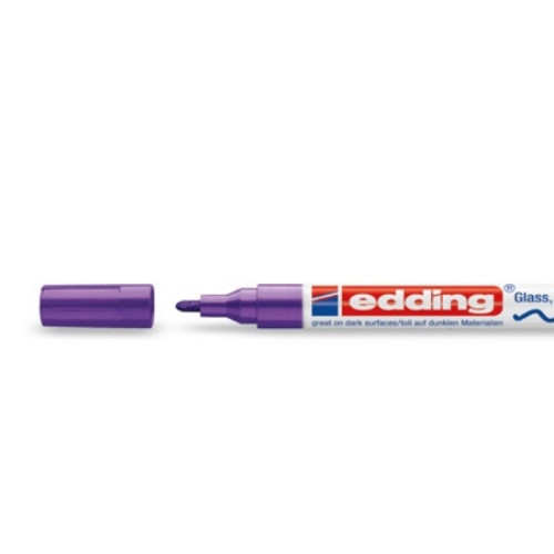 edding Paintmarker, Edding 751, 1–2 mm, lila, förpackning med 10 st