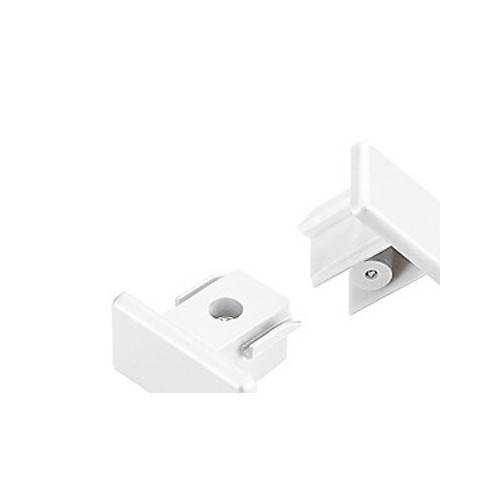Nordtronic Ändstycke vit Square 1F