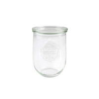Produktbild för Glas för sylting runt Ø 100, höjd 147 Glass, transparent, fö...