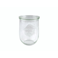 Produktbild för Glas för sylting runt Ø 100, höjd 147 Glass, transparent, fö...
