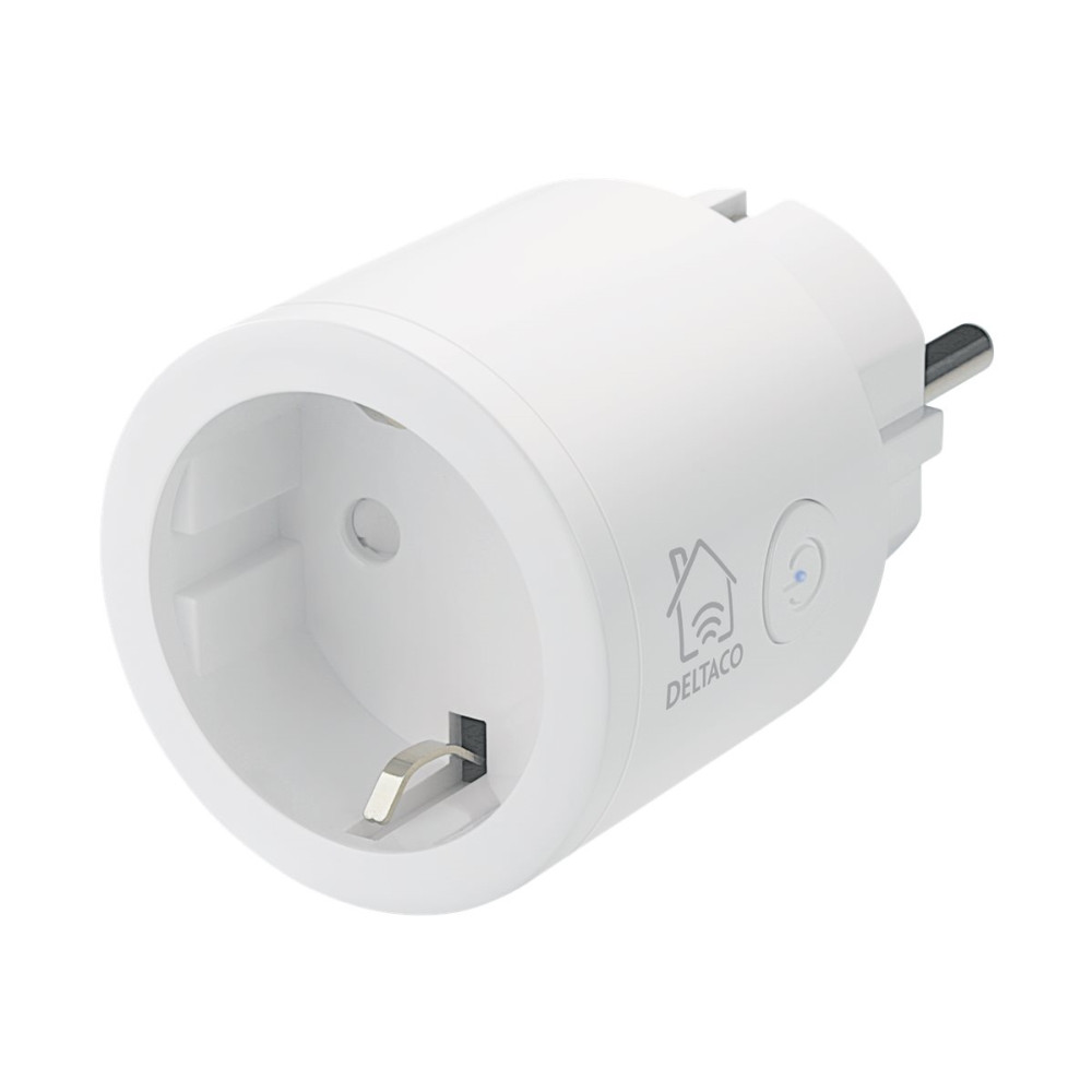 Produktbild för DELTACO SH-P01 - smart kontakt - 802.11b/g/n - vit (paket om 3)