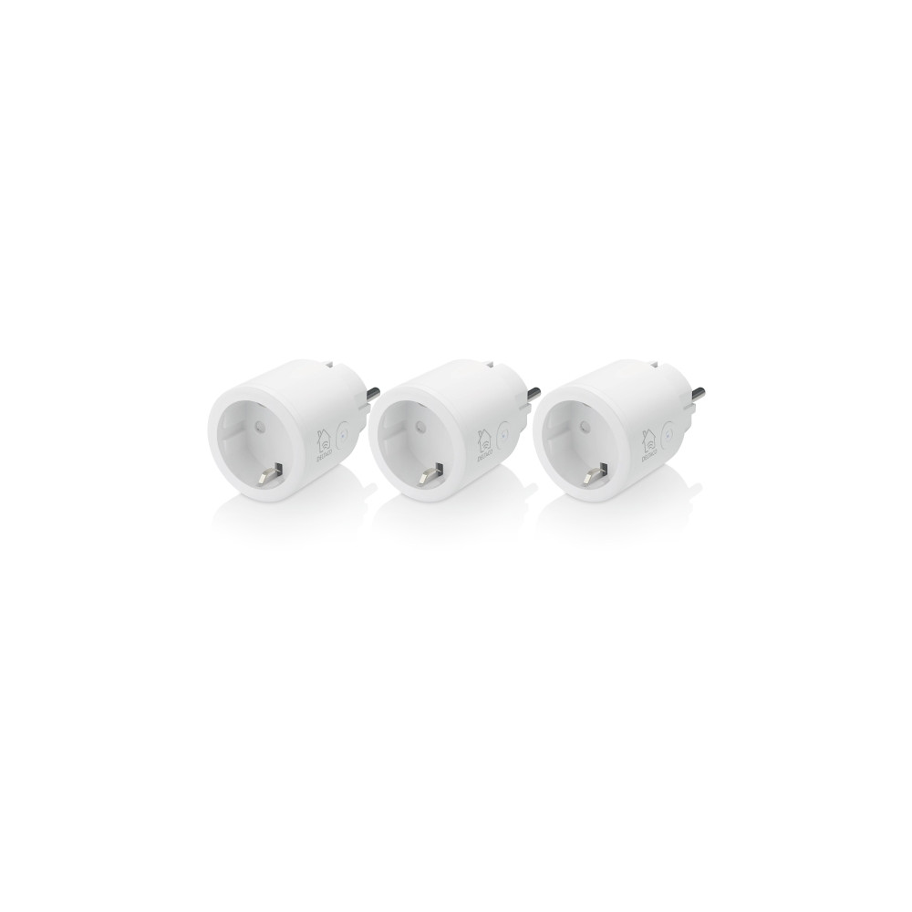 Produktbild för DELTACO SH-P01 - smart kontakt - 802.11b/g/n - vit (paket om 3)