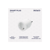 Produktbild för DELTACO SH-P01 - smart kontakt - 802.11b/g/n - vit (paket om 3)