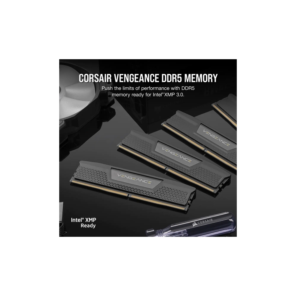 Produktbild för CORSAIR Vengeance - DDR5 - sats - 64 GB: 2 x 32 GB - DIMM 288-pin / PC5-44800 - ej buffrad