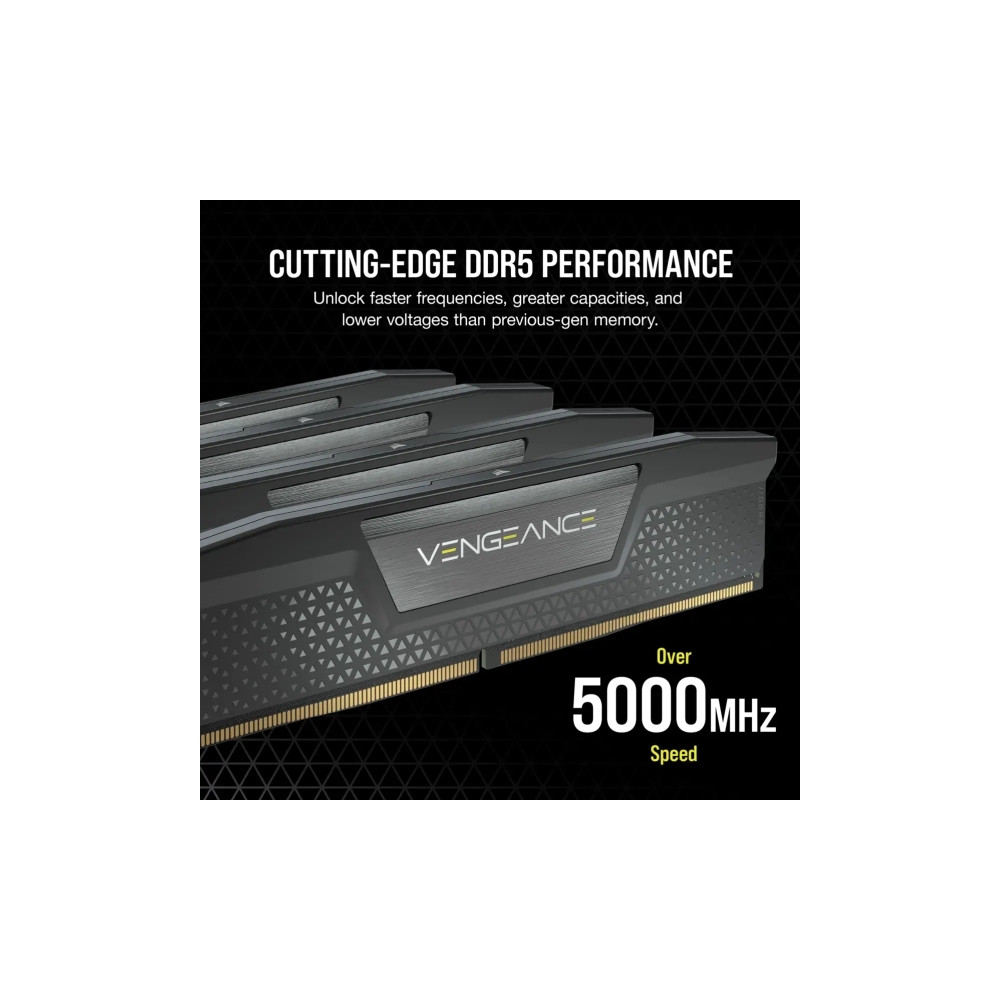 Produktbild för CORSAIR Vengeance - DDR5 - sats - 64 GB: 2 x 32 GB - DIMM 288-pin / PC5-44800 - ej buffrad
