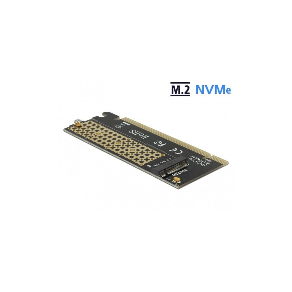 Produktbild för Delock PCI Express x16 Card to 1 x NVMe M.2 Key M - kontrollerkort - M.2 Card - PCIe 3.0 x16
