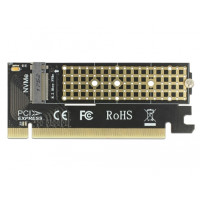 Produktbild för Delock PCI Express x16 Card to 1 x NVMe M.2 Key M - kontrollerkort - M.2 Card - PCIe 3.0 x16