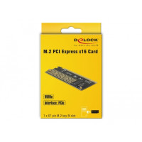 Produktbild för Delock PCI Express x16 Card to 1 x NVMe M.2 Key M - kontrollerkort - M.2 Card - PCIe 3.0 x16