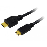 Produktbild för LogiLink High Speed with Ethernet - HDMI-kabel med Ethernet - 1.5 m