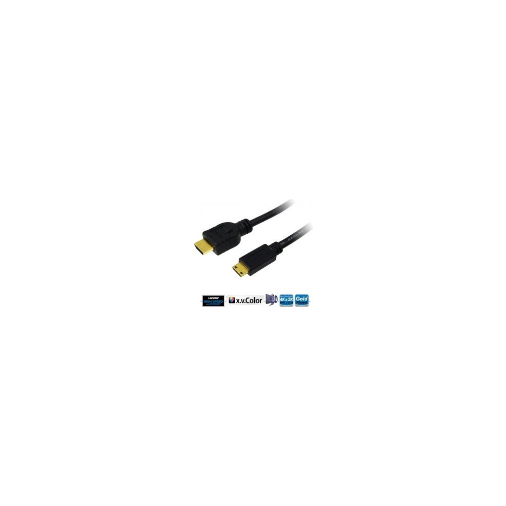 Produktbild för LogiLink High Speed with Ethernet - HDMI-kabel med Ethernet - 1.5 m