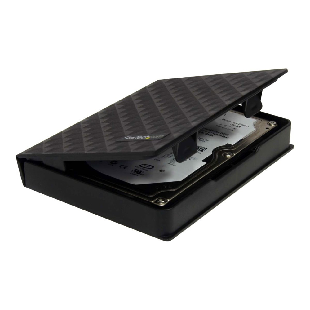 Produktbild för StarTech.com 2.5in Anti-Static Hard Drive Protector Case - Black (3pk) - 2.5 HDD protector black - 2.5 HDD protector (HDDCASE25BK) - skyddsfodral till hårddisk
