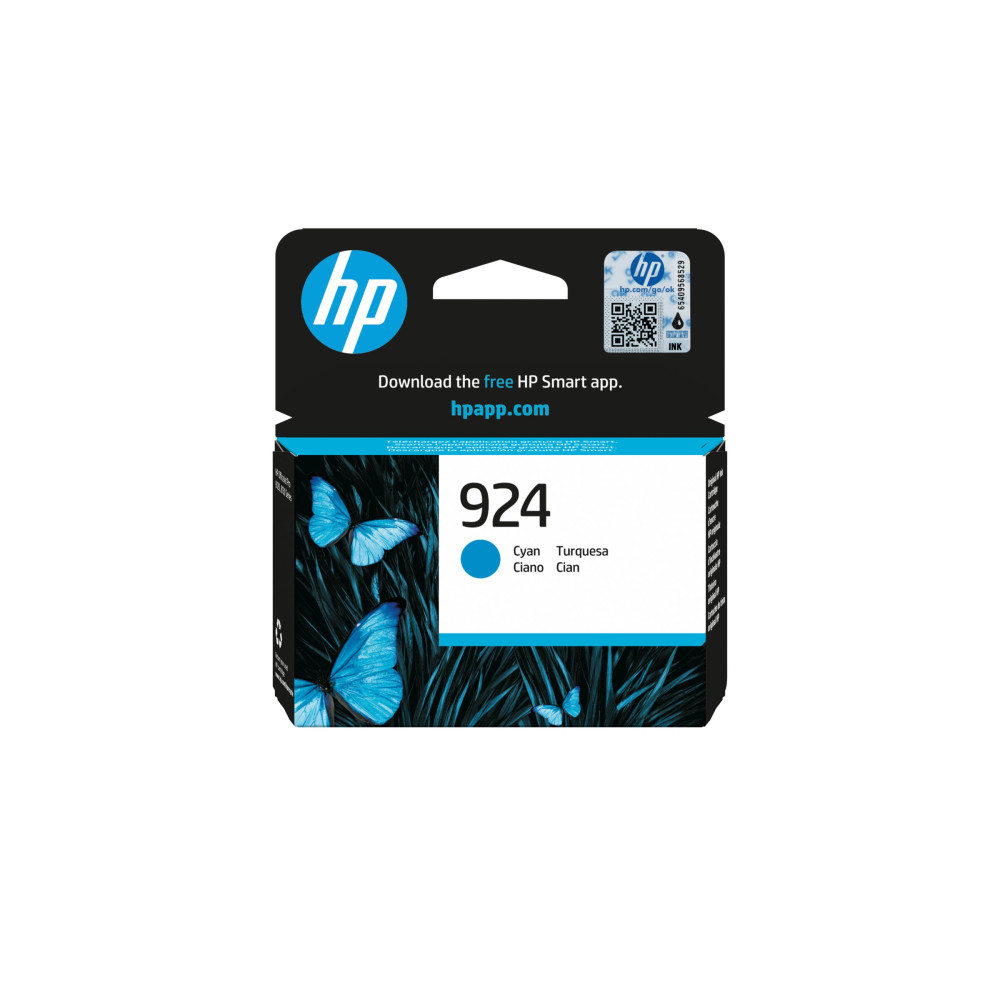 Produktbild för HP 924 - cyan - original - Officejet - bläckpatron