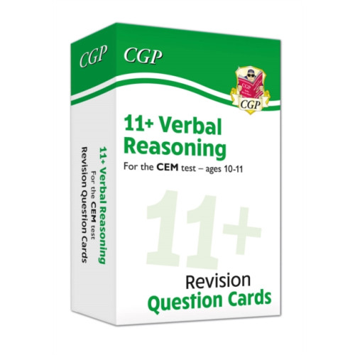 Coordination Group Publications Ltd (CGP) 11+ CEM Verbal Reasoning Revision Question Cards - Ages 10-11 (inbunden, eng)