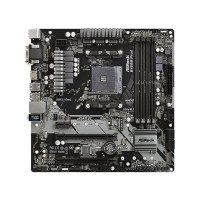 Produktbild för ASRock B450M PRO4 - moderkort - micro ATX - Socket AM4 - AMD B450