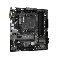 Produktbild för ASRock B450M PRO4 - moderkort - micro ATX - Socket AM4 - AMD B450