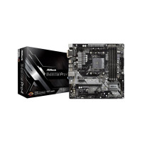 Produktbild för ASRock B450M PRO4 - moderkort - micro ATX - Socket AM4 - AMD B450