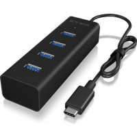 Produktbild för ICY BOX IB-Hub1409-C3 - hubb - 4 portar