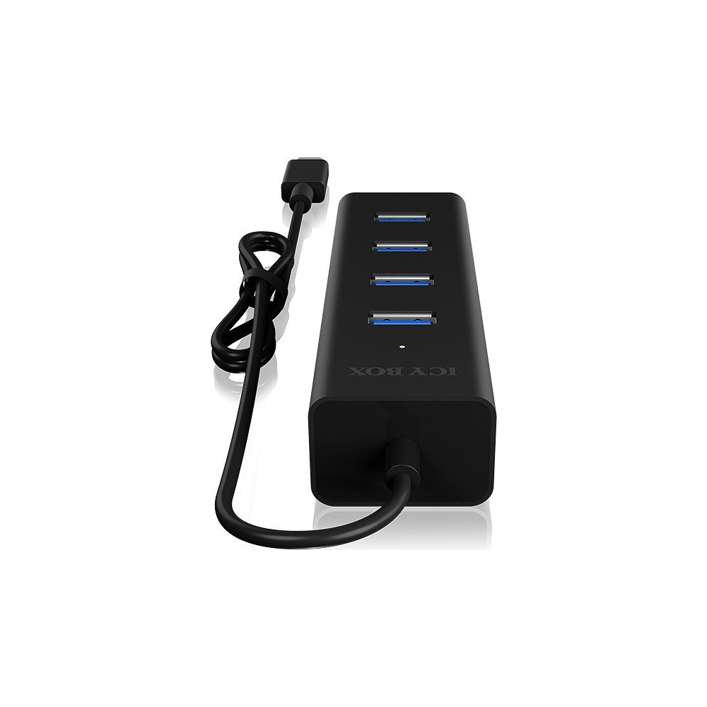 Produktbild för ICY BOX IB-Hub1409-C3 - hubb - 4 portar