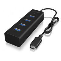 Produktbild för ICY BOX IB-Hub1409-C3 - hubb - 4 portar