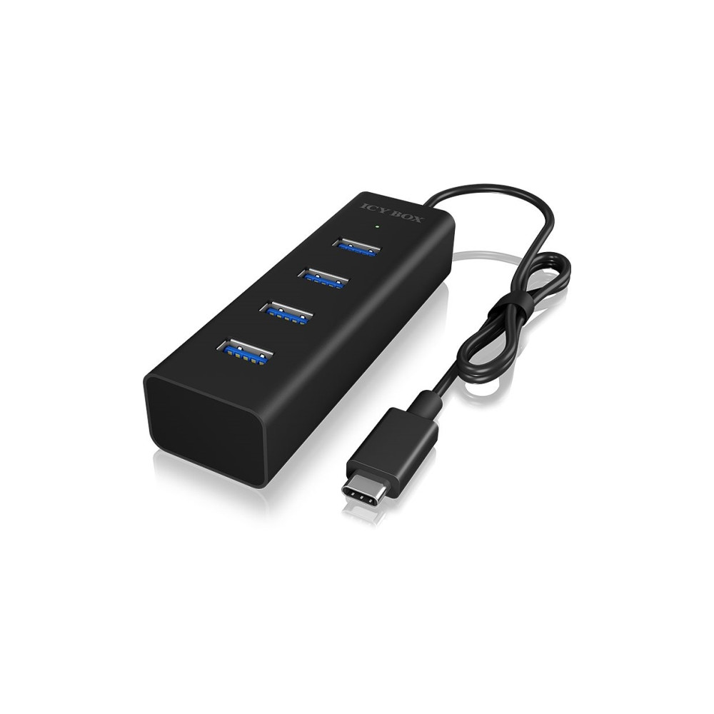 Produktbild för ICY BOX IB-Hub1409-C3 - hubb - 4 portar