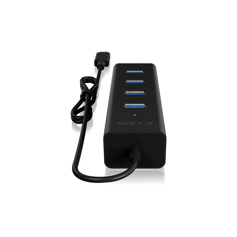 Produktbild för ICY BOX IB-Hub1409-C3 - hubb - 4 portar
