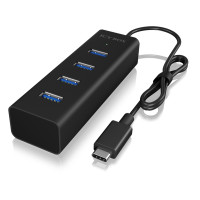 Produktbild för ICY BOX IB-Hub1409-C3 - hubb - 4 portar