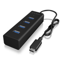 Produktbild för ICY BOX IB-Hub1409-C3 - hubb - 4 portar