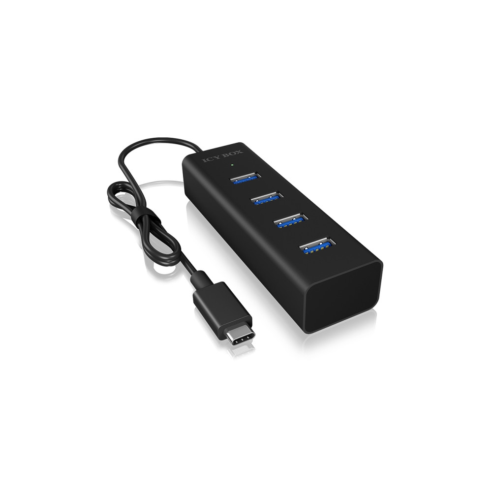 Produktbild för ICY BOX IB-Hub1409-C3 - hubb - 4 portar