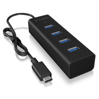 Produktbild för ICY BOX IB-Hub1409-C3 - hubb - 4 portar