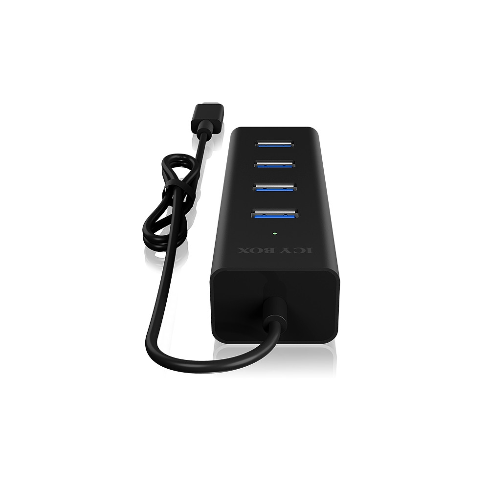 Produktbild för ICY BOX IB-Hub1409-C3 - hubb - 4 portar
