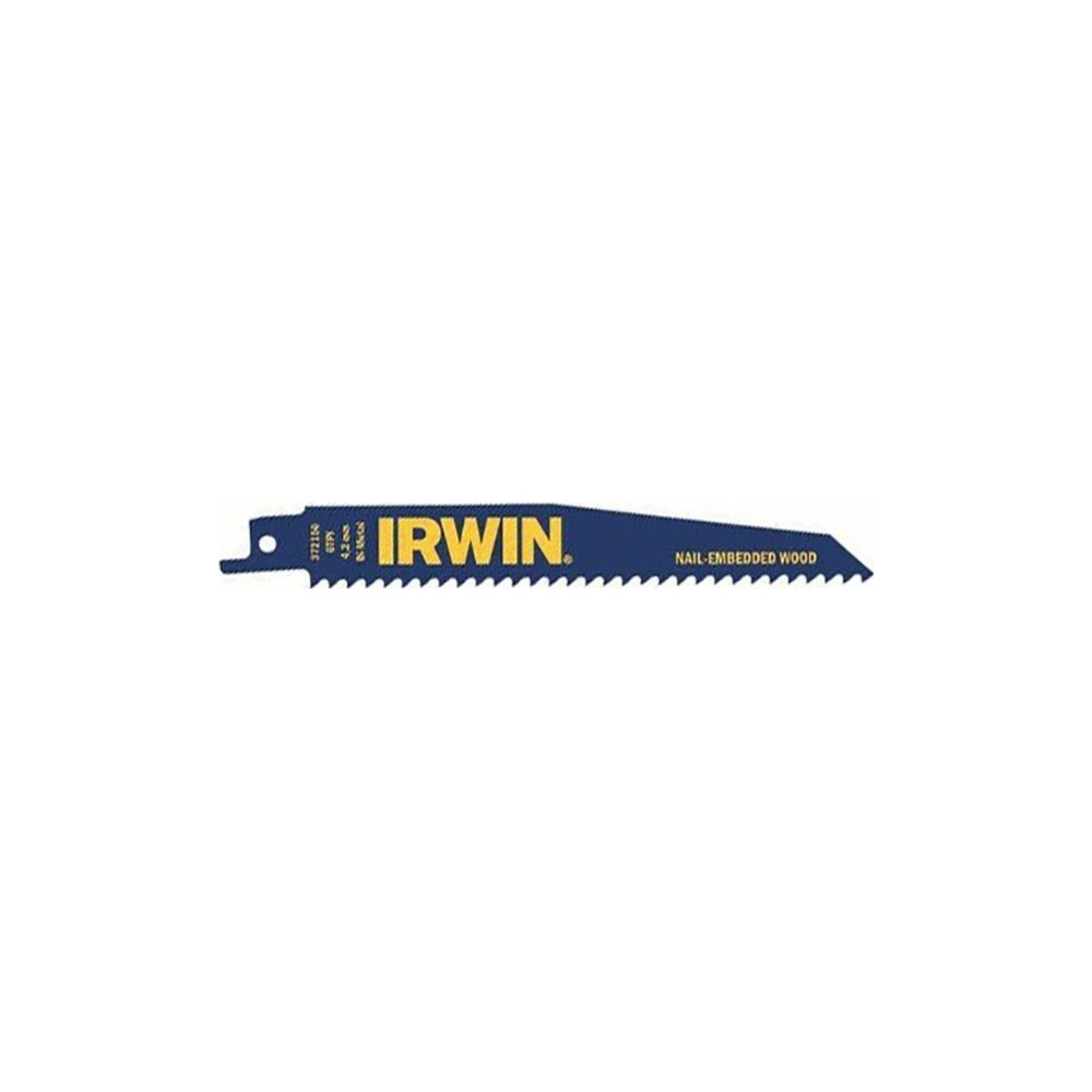 Produktbild för Irwin sticksågblad för plåtsåg (225 mm) komplett